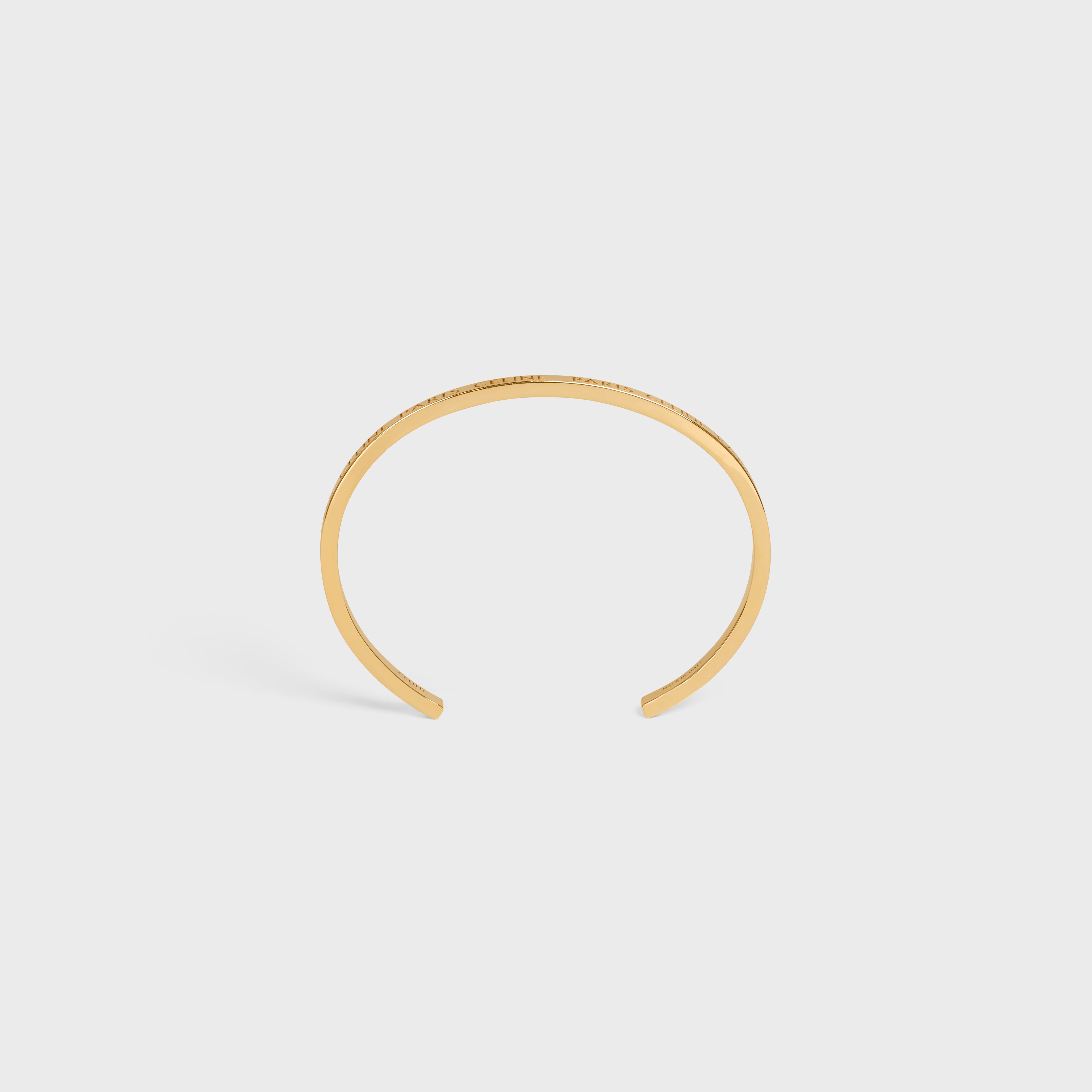 Celine Paris Thin Cuff in Brass with Gold Finish - 1