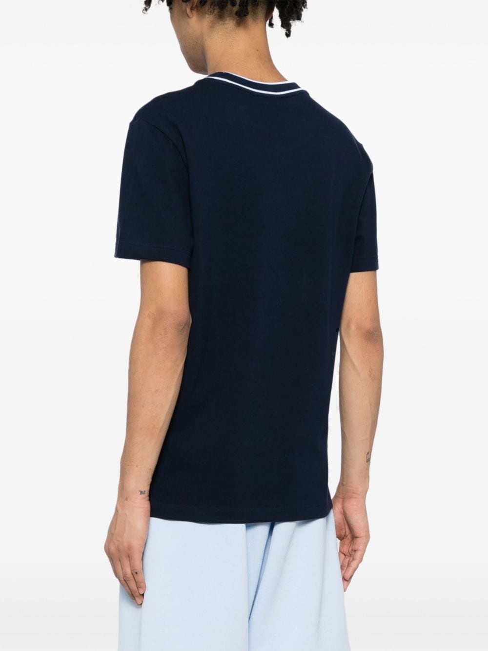 crocodile-appliquÃ© crew-neck T-shirt - 4