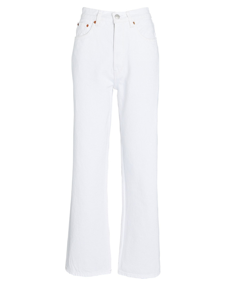 90s Crop Low Slung Straight-Leg Jeans 1