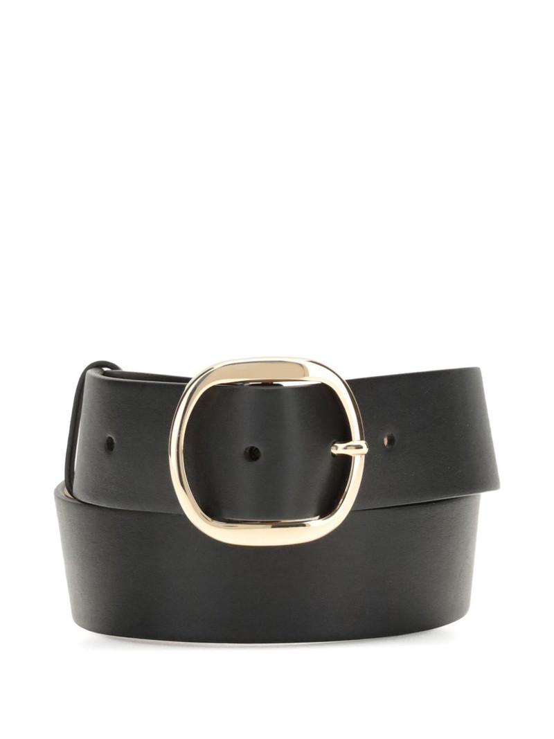 GABRIELA HEARST Elster oval-buckle leather belt outlook