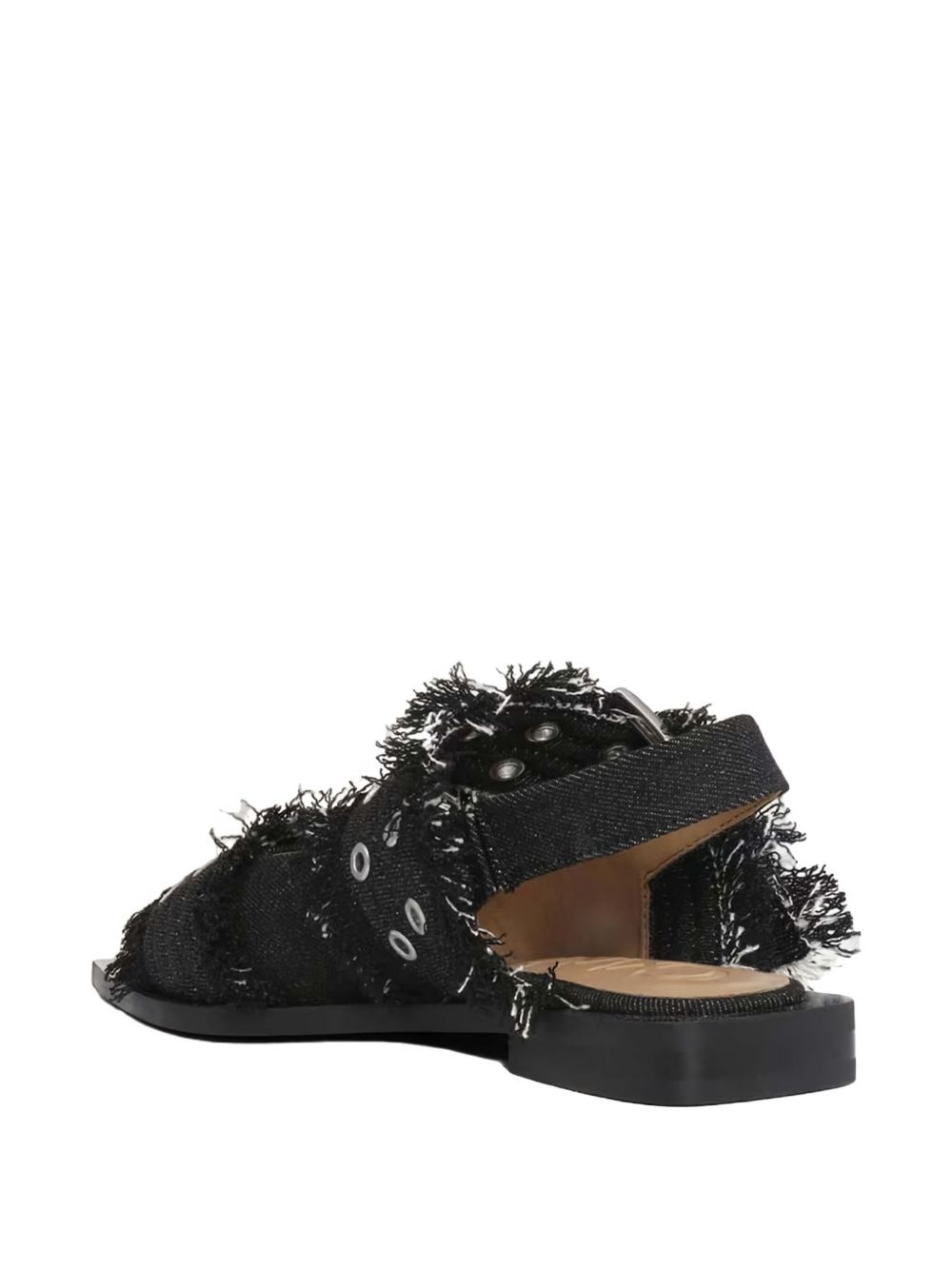 denim ballet flats - 3