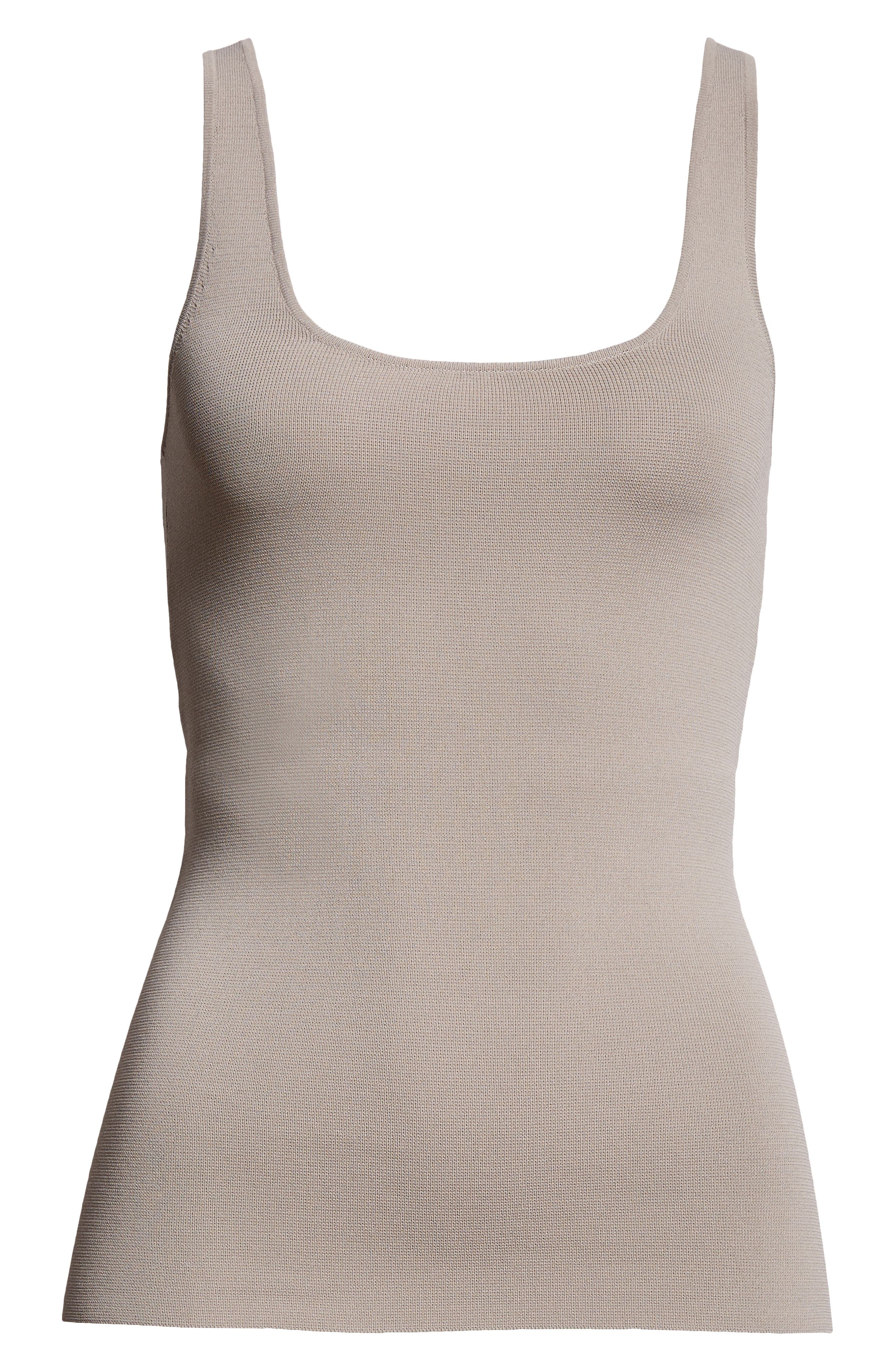 TOTEME Compact Sweater Tank in Dove at Nordstrom - 5