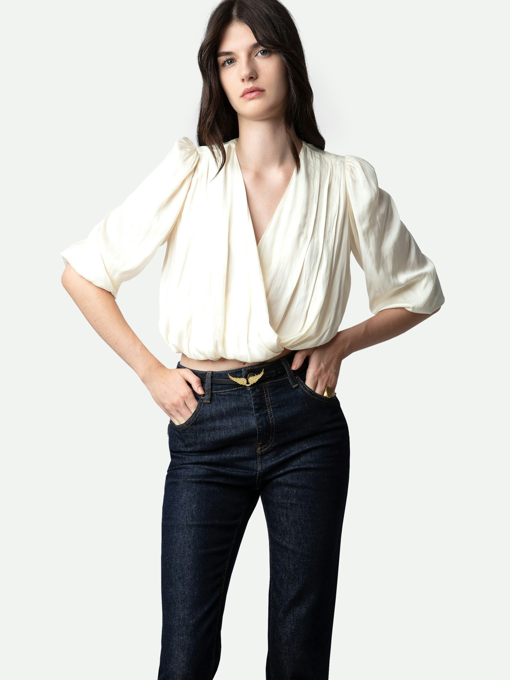 Tyfon Satin Top - 5