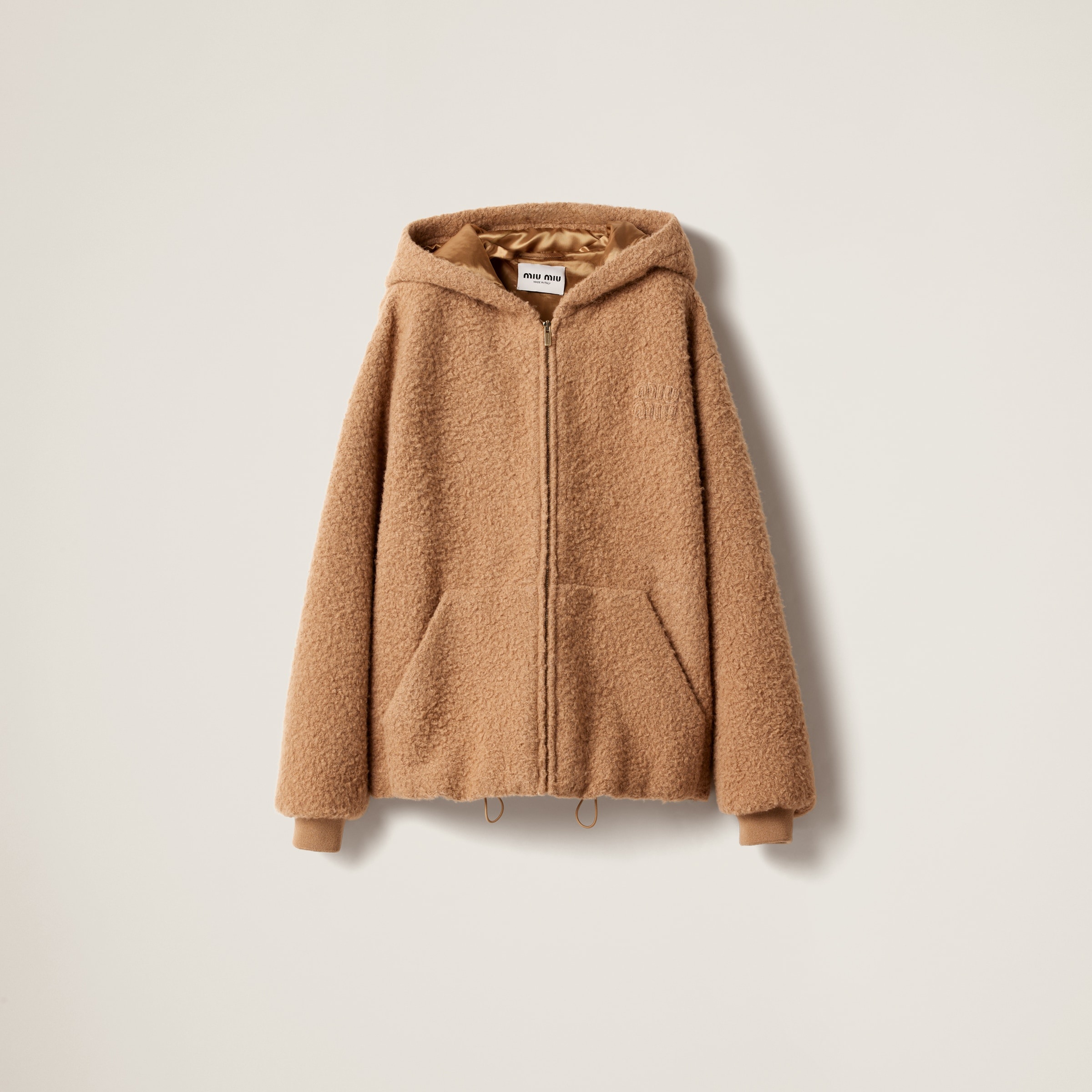Pile hoodie jacket - 1