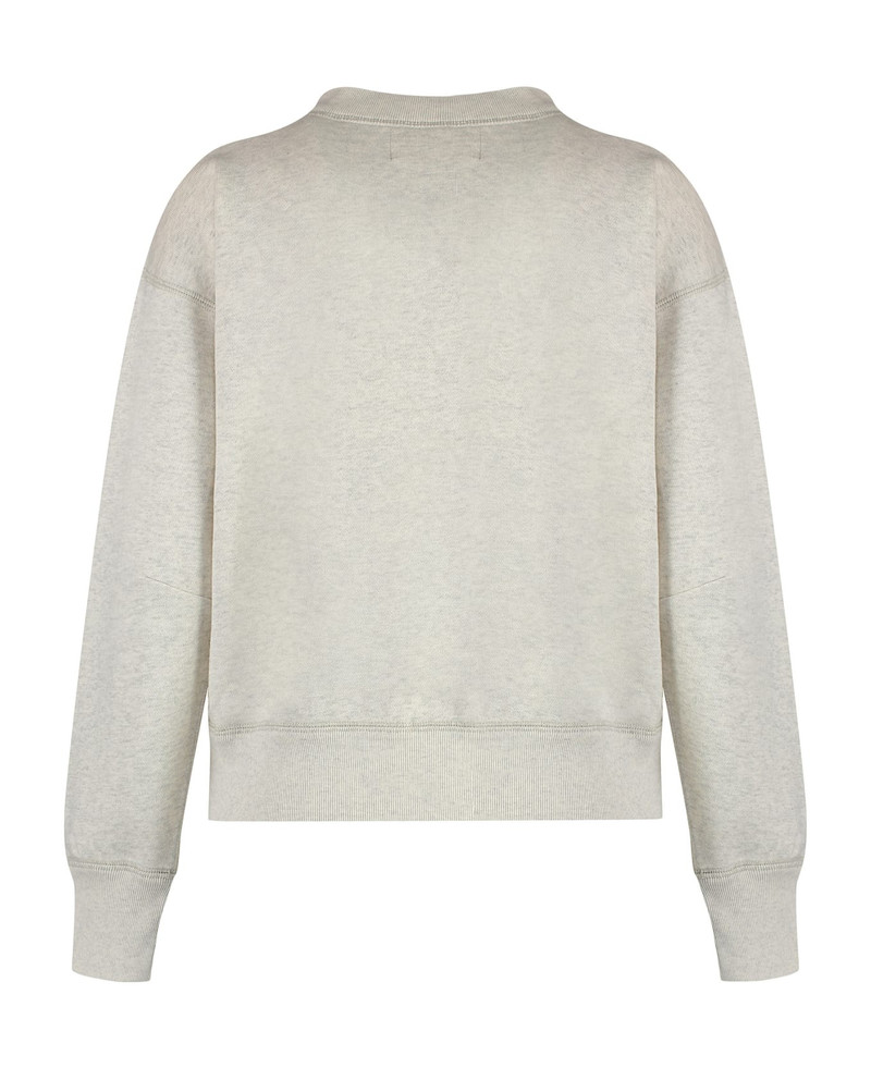 Isabel Marant Étoile Moby Logo Detail Cotton Sweatshirt outlook