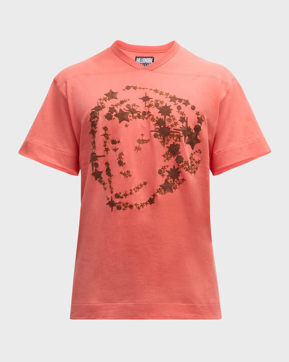 Men's Heart and Mind Embroidered T-Shirt - 1