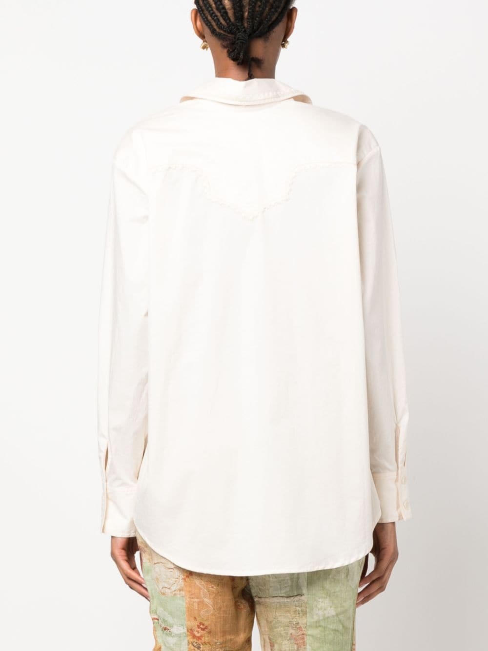 Mavly cotton-poplin texture - 4