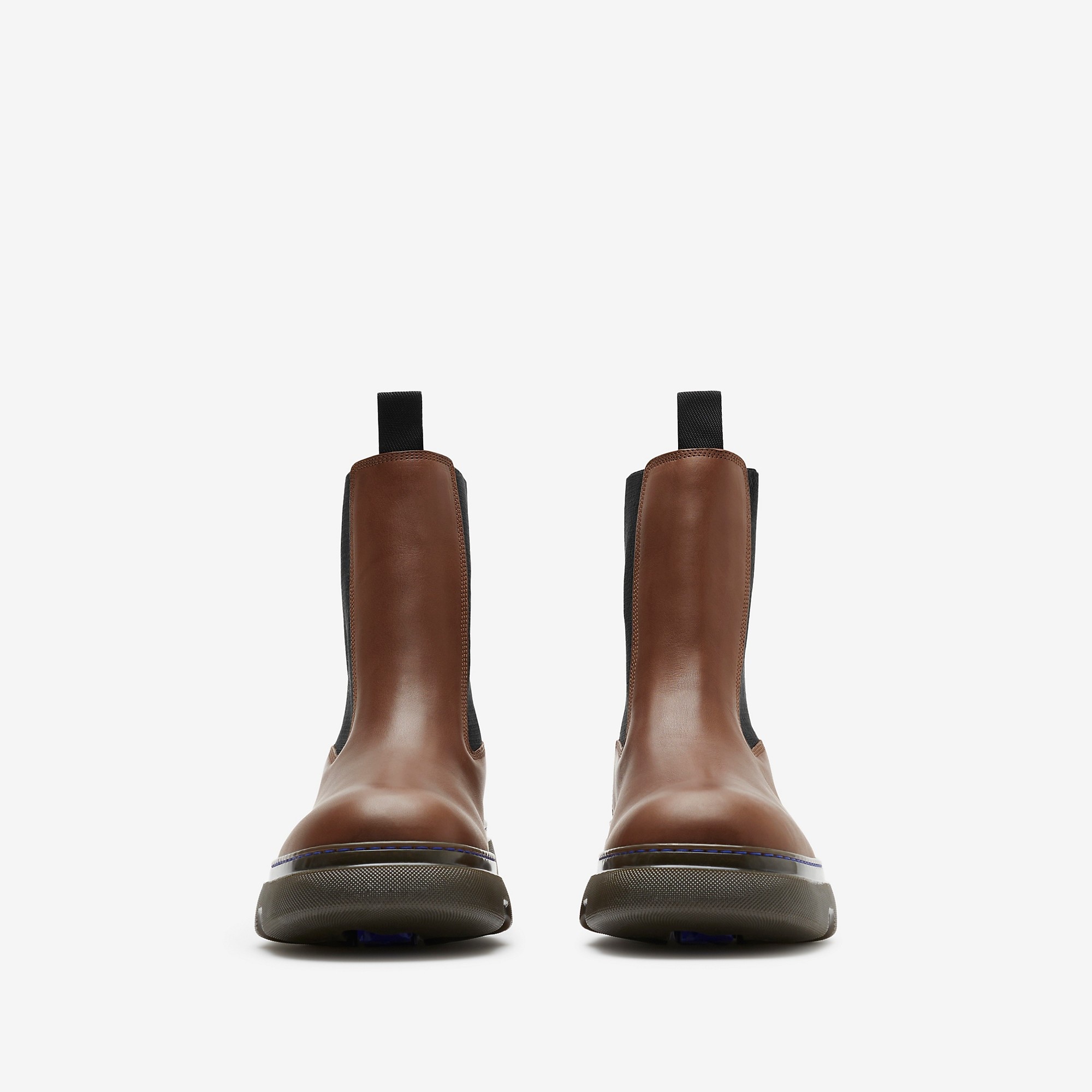 Leather Creeper Chelsea Boots - 3