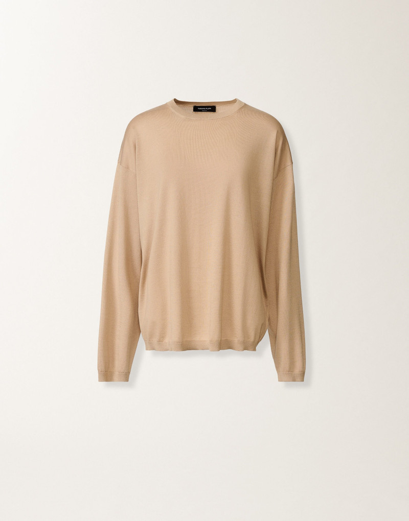 Silk and cotton sweater 1