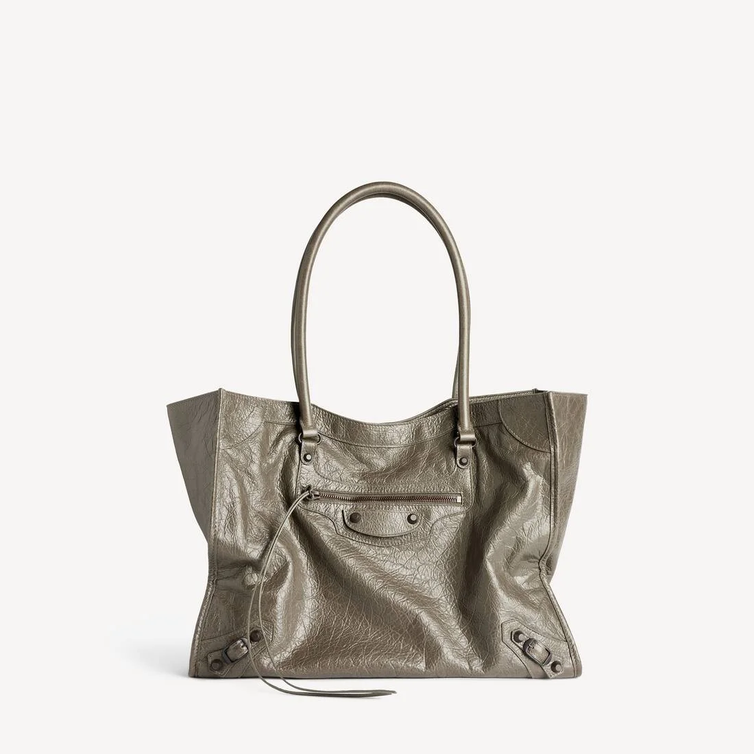 Women's Le City Tote Bag Medium in Army Green - 1