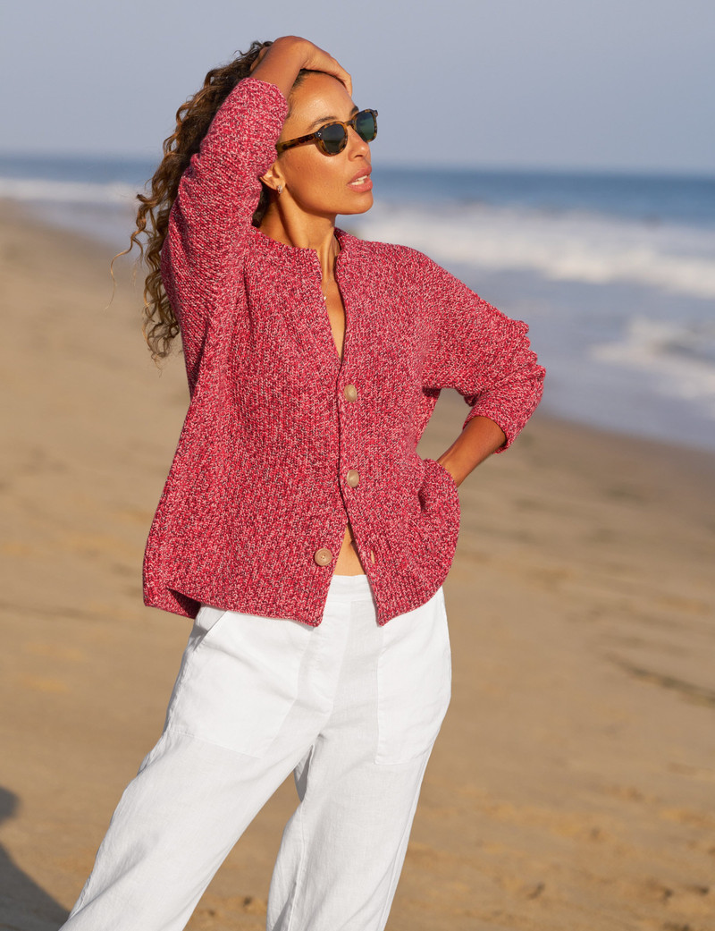 Frank & Eileen Crew Neck Cardigan outlook