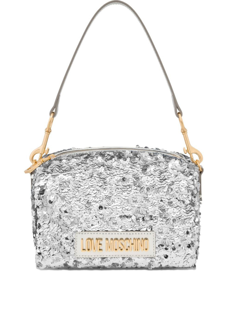 sequin-embellished shoulder bag 1