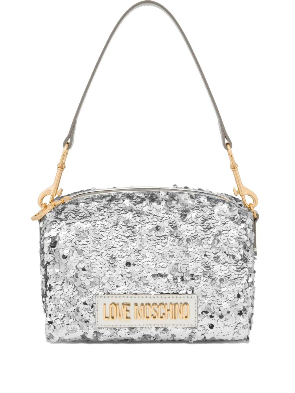 sequin-embellished shoulder bag - 1
