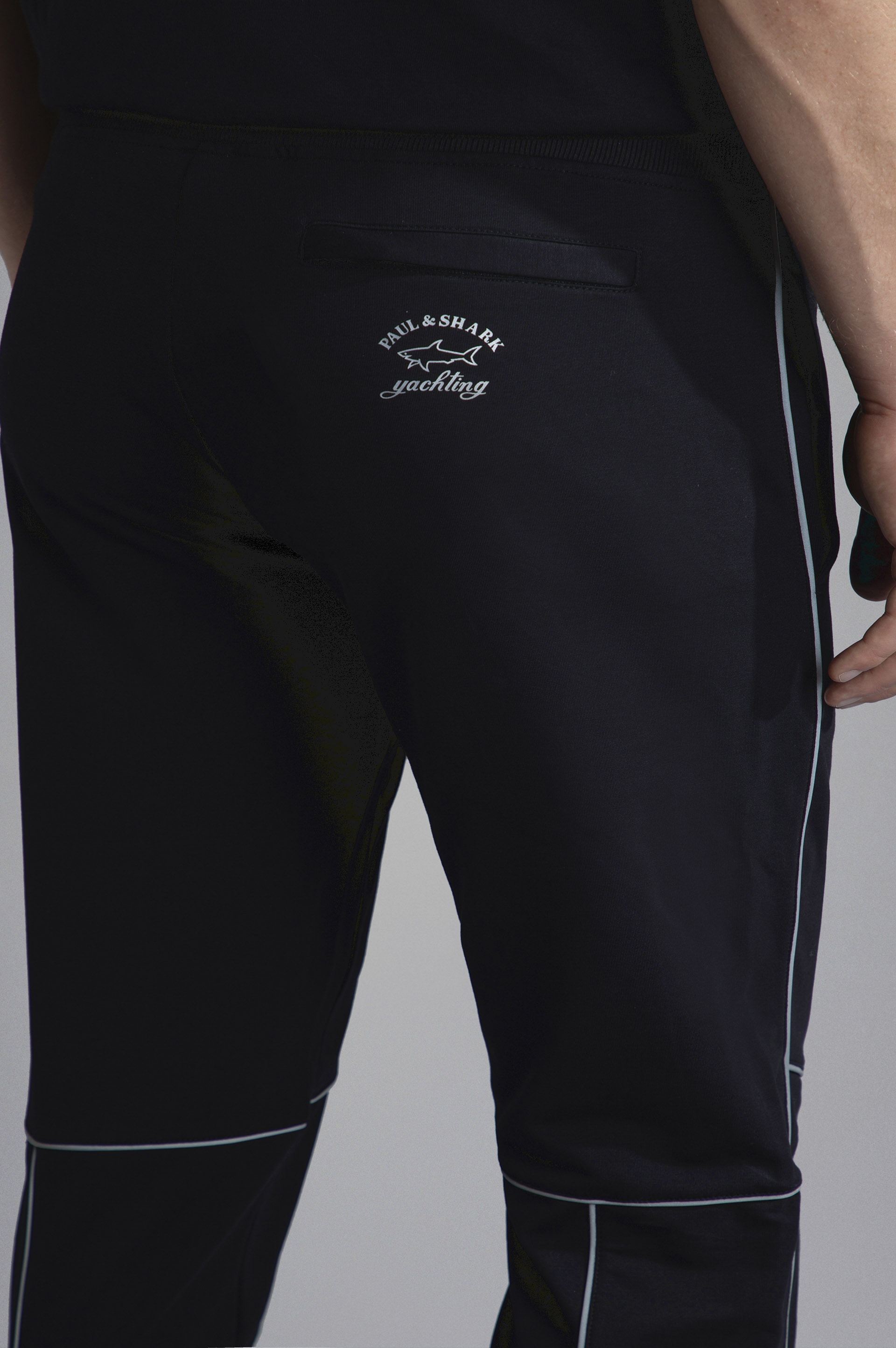 SUPER SOFT STRETCH TRACK-PANTS WITH REFLEX LOGO - 3