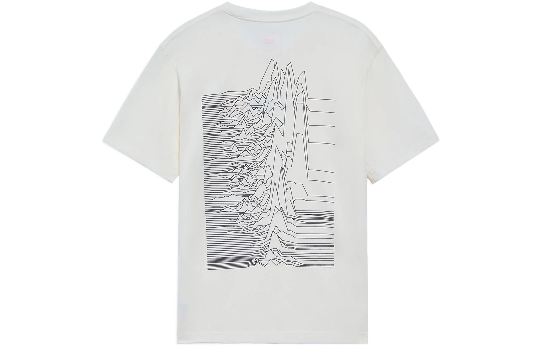 Li-Ning Mountain Graphic T-shirt 'White' AHSS136-1 - 2