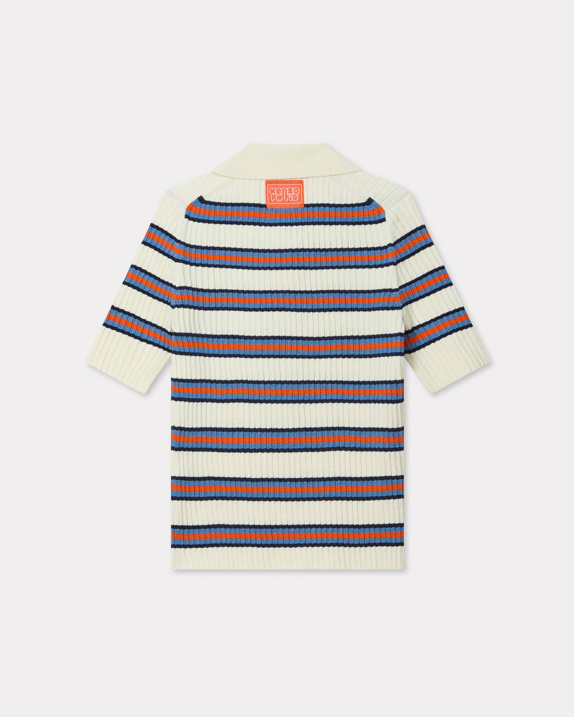 'KENZO Coast Lines' knitted polo in cotton - 2