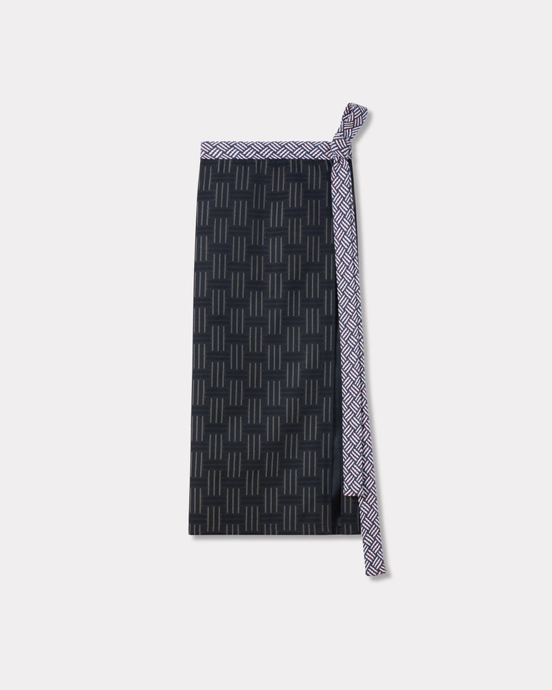 'KENZO Weave' apron in wool and cotton 1