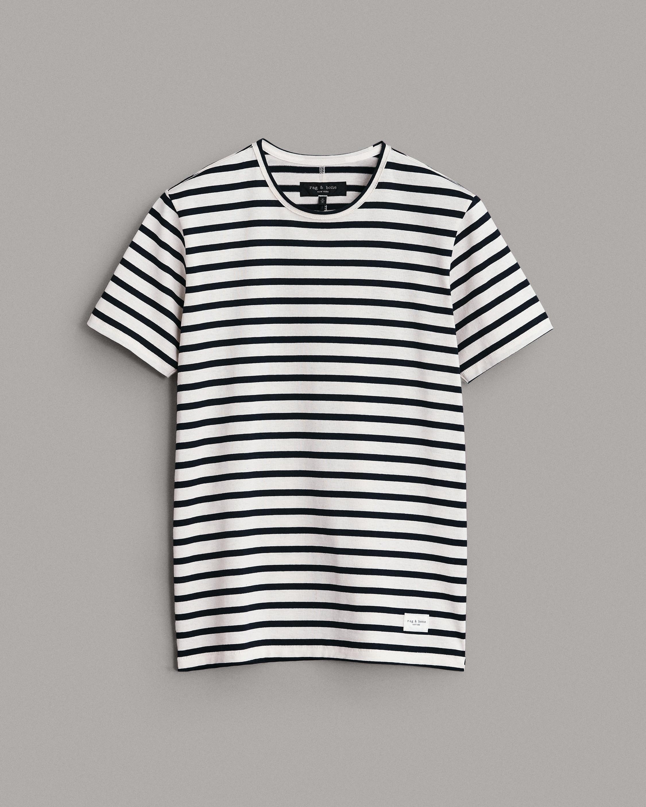 Breton Stripe Classic Tee
Cotton T-Shirt - 1