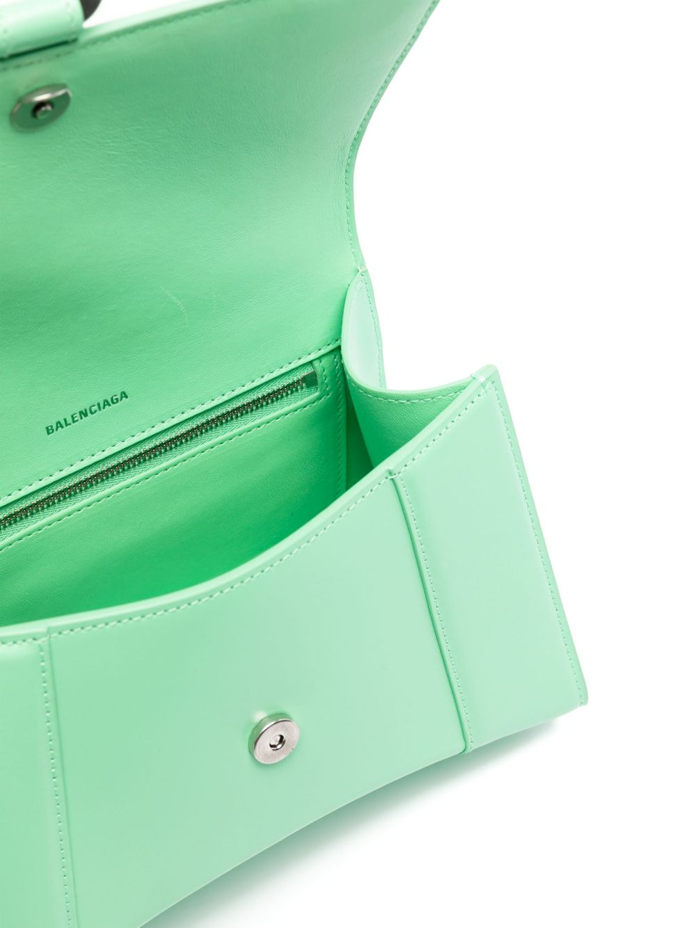 small Hourglass leather tote bag - 5