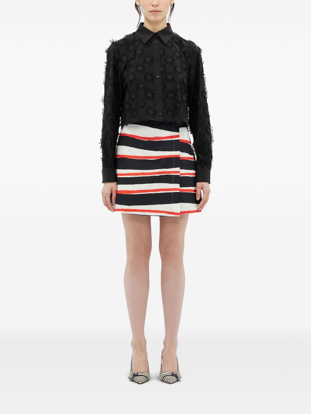 printed mini skirt - 2