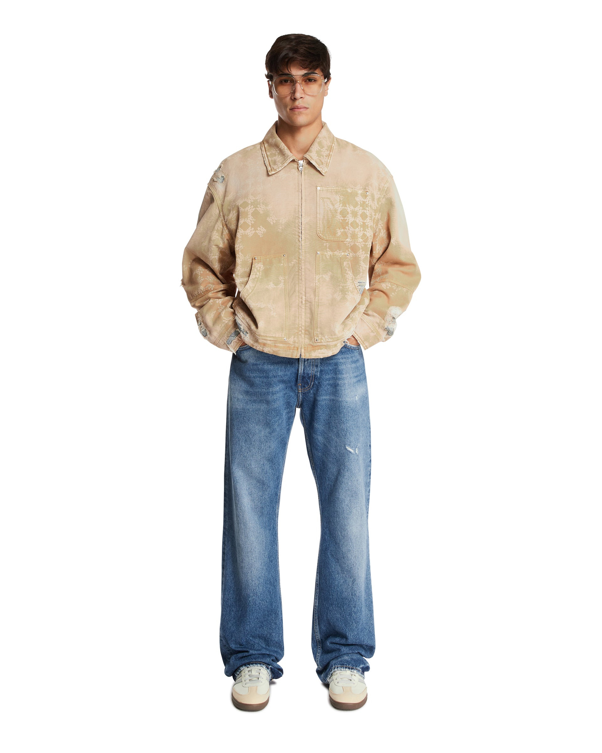 Blue Straight-Leg Jeans - 2