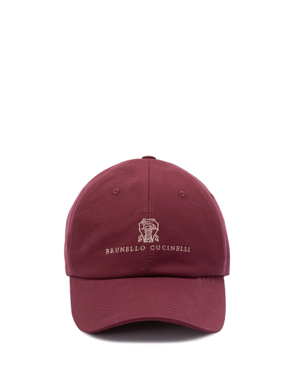 Brunello Cucinelli Men Baseball Cap With Embroidery - 1