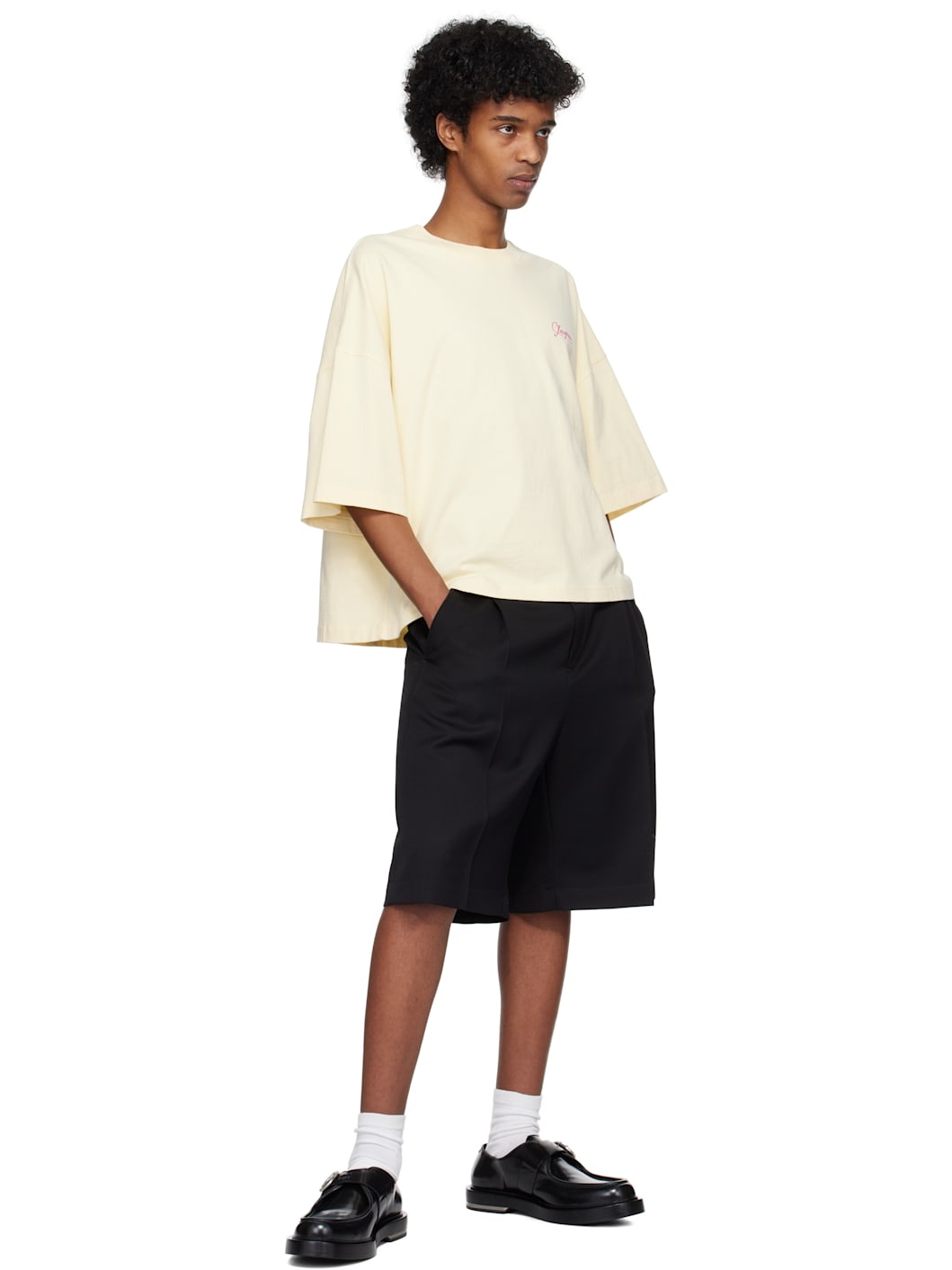 Beige 'The Corto' T-shirt - 4