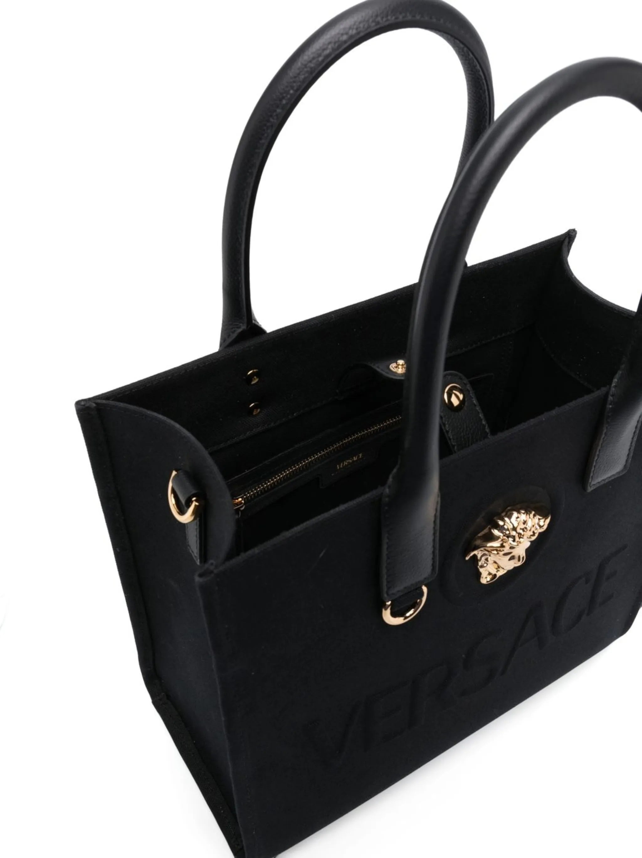 Small La Medusa Canvas Tote Bag - 5