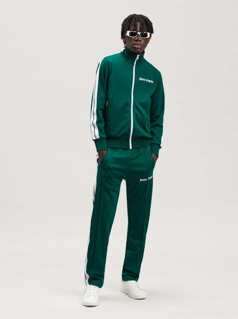 Palm Angels logo-print track jacket outlook
