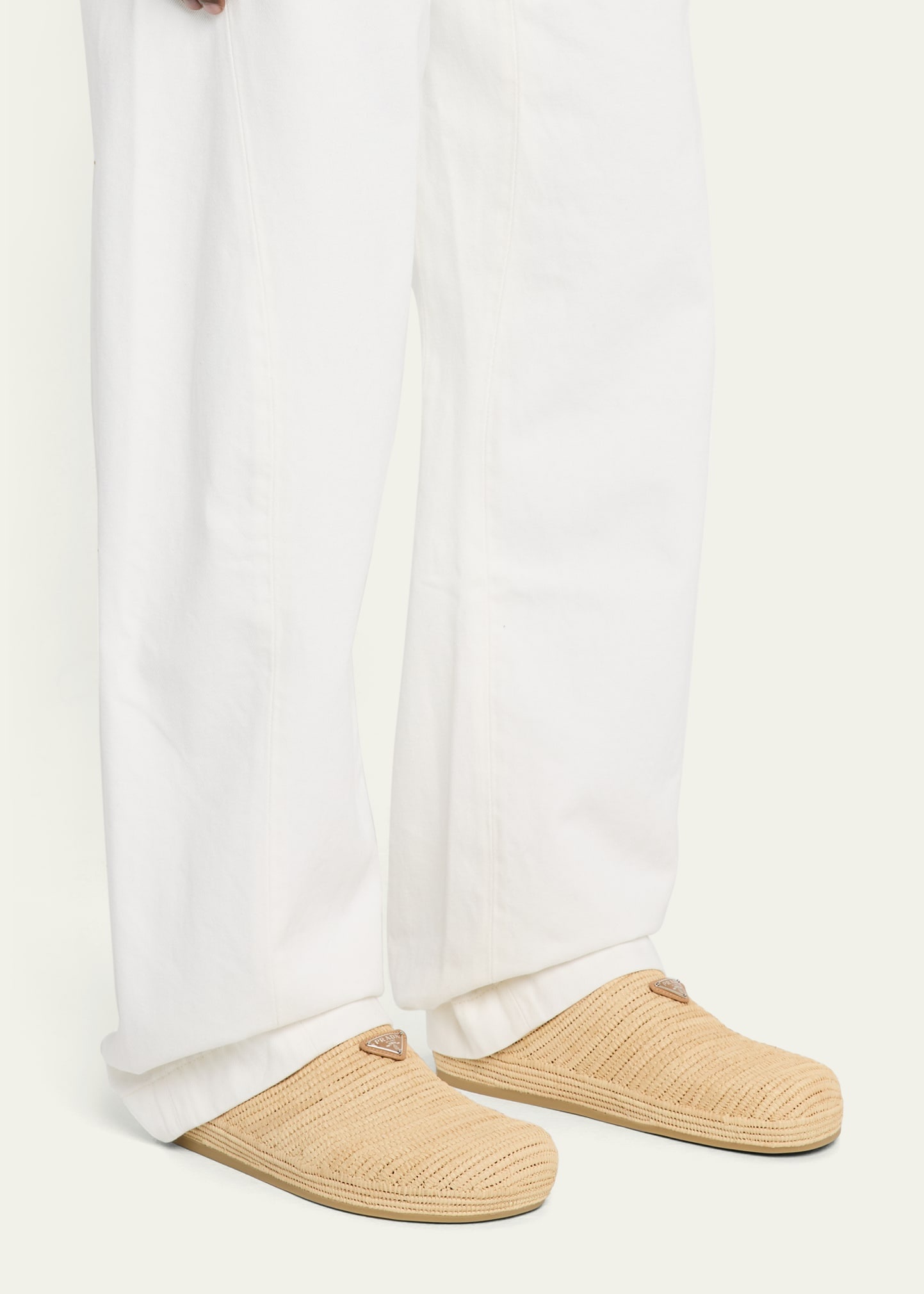 Men's Crochet Raffia Mules - 2