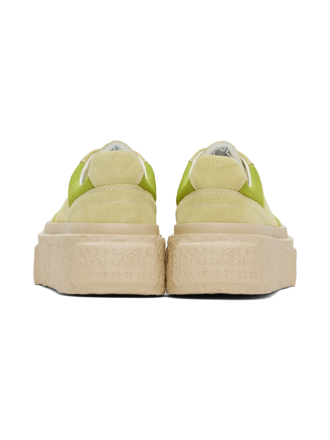 Green Crosta London & Mesh Sneakers - 2