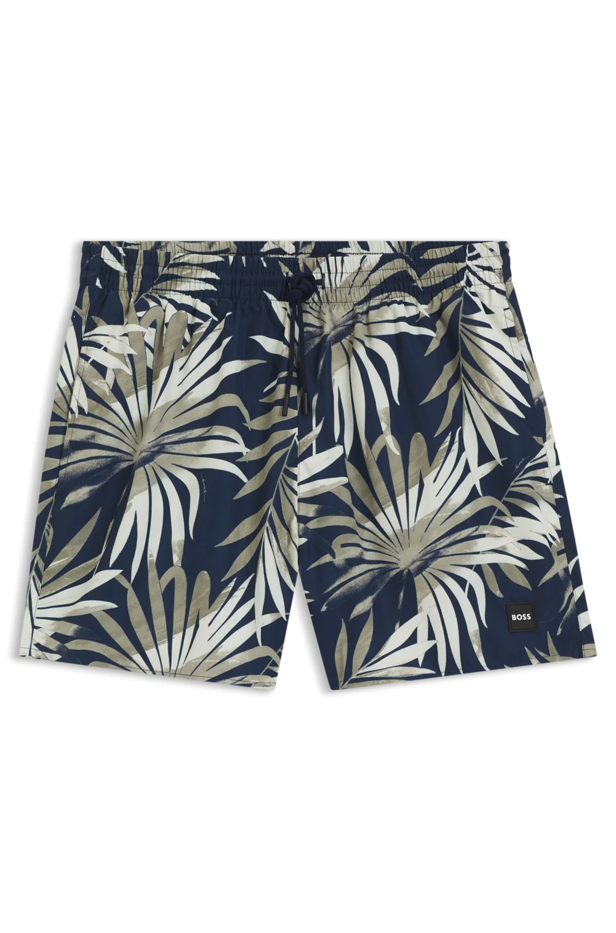 SWIM TRUNKS WITH ALLOVER PRINT - 1