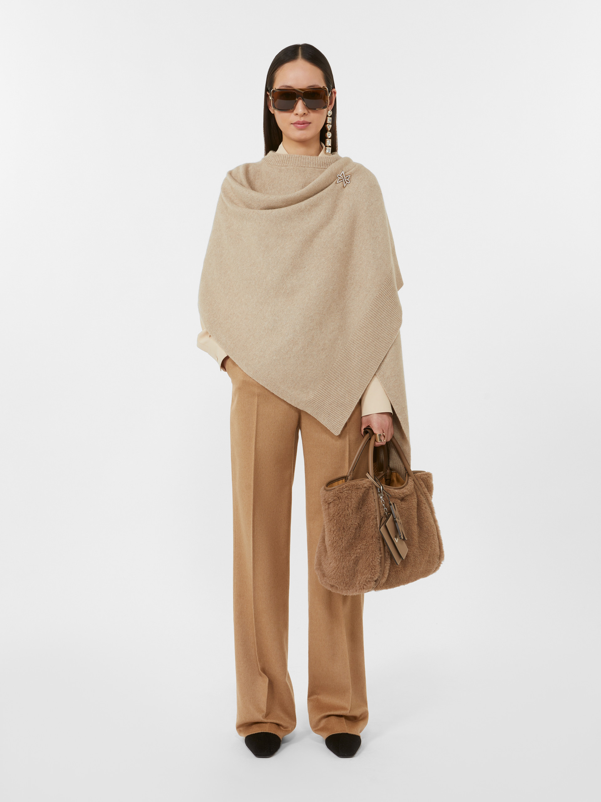 TMARINS4 Small Marine Bag in alpaca and cashmere Teddy fabric - 7