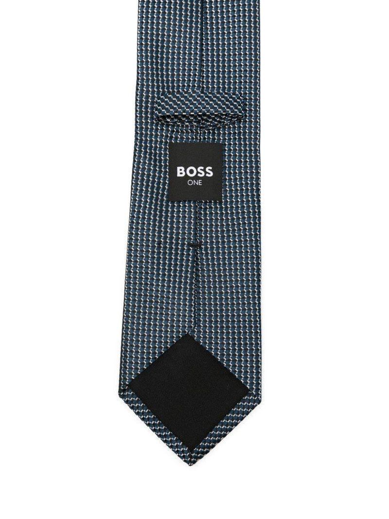 BOSS patterned silk tie outlook