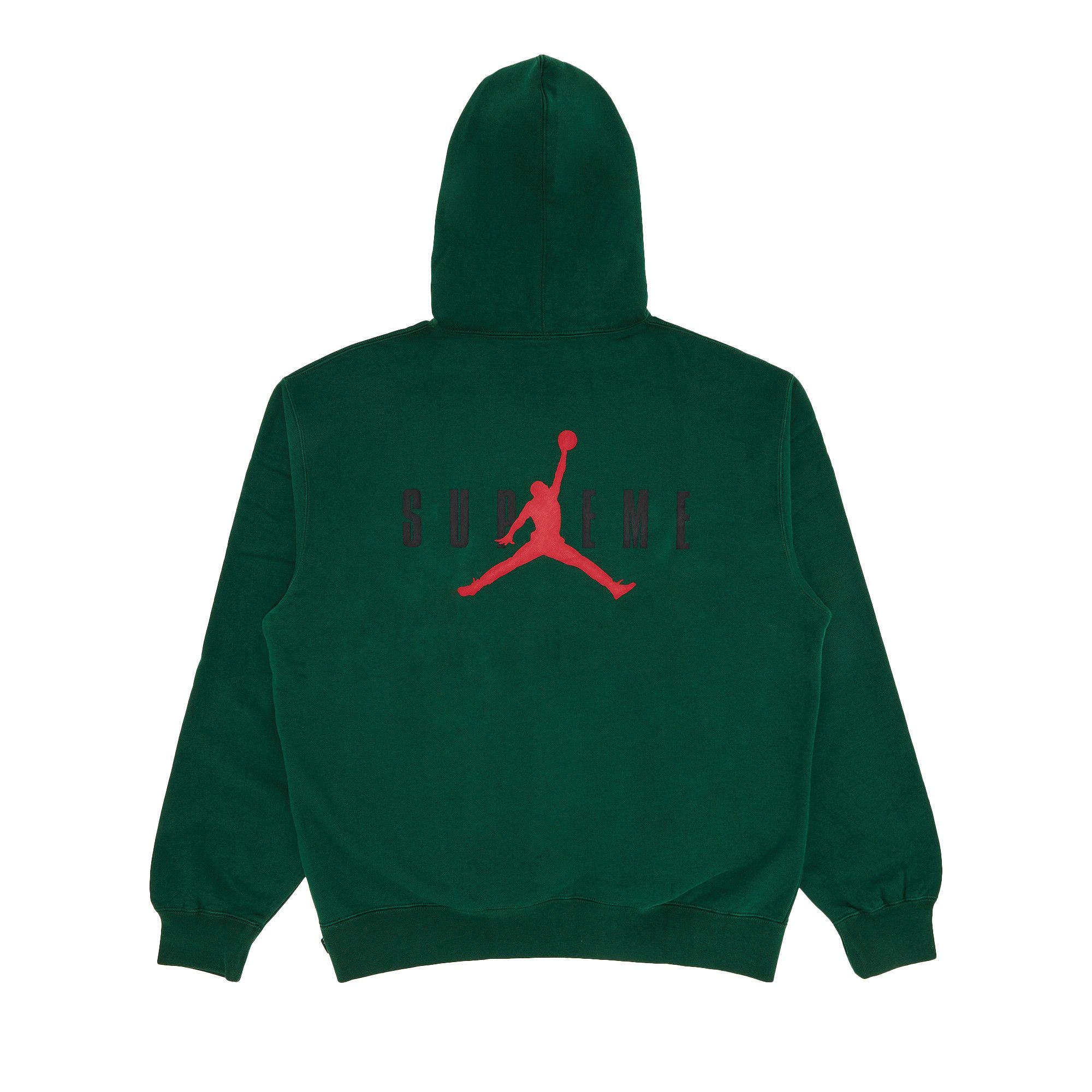 Supreme x Jordan Hooded Sweatshirt 'Green' - 2