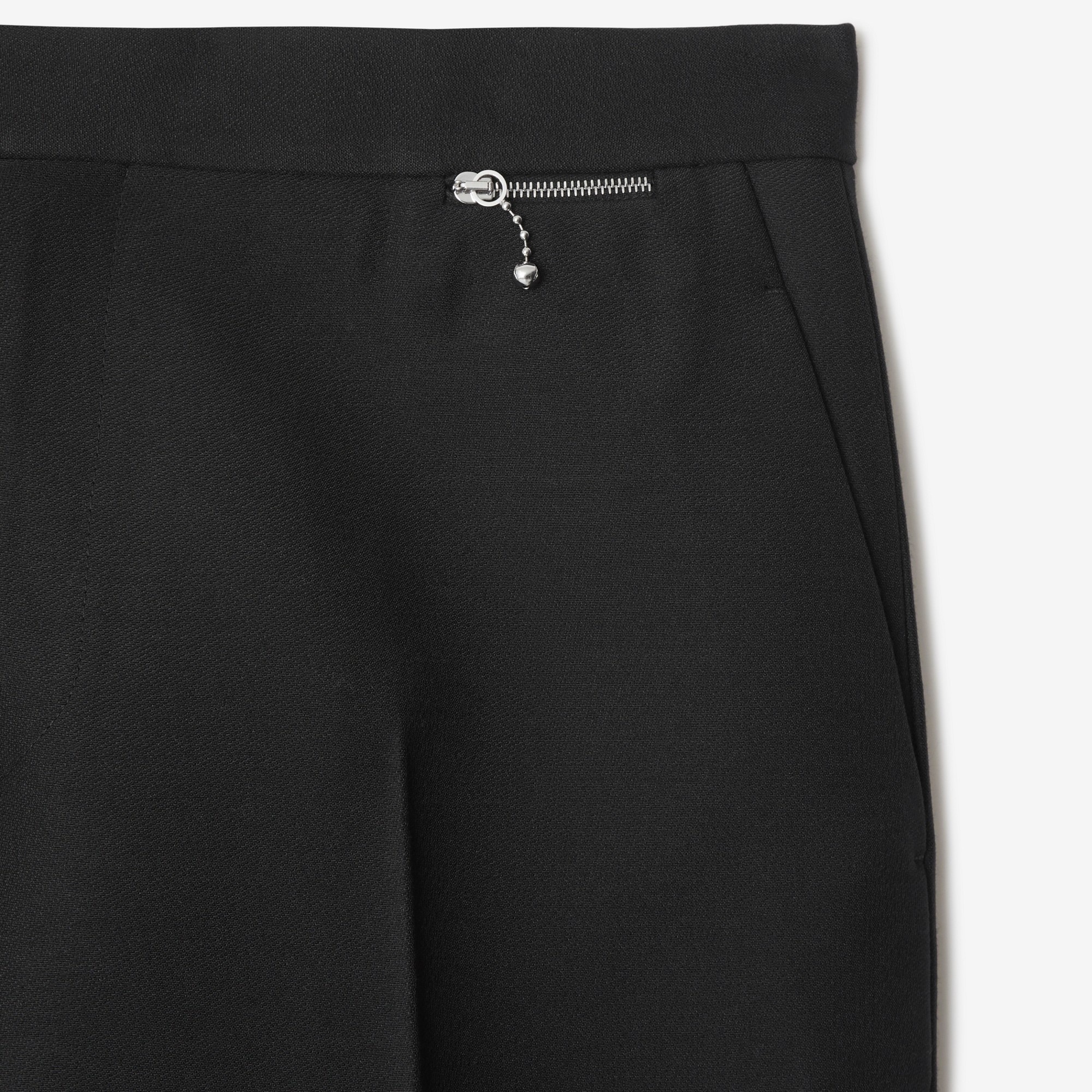 Wool Blend Tailored Trousers - 6
