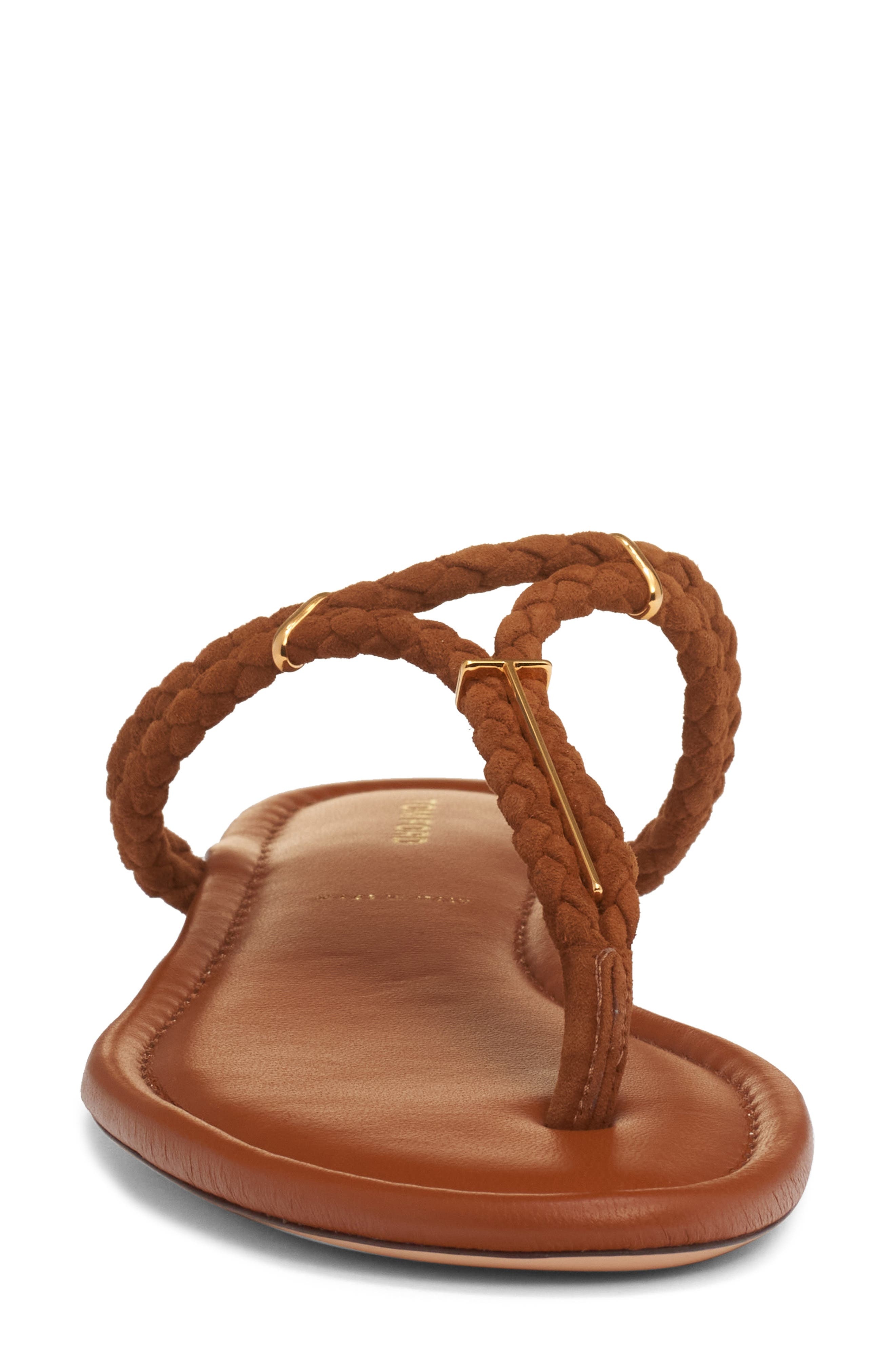 TOM FORD Lily Flip Flop in 1B054 Pecan at Nordstrom - 4