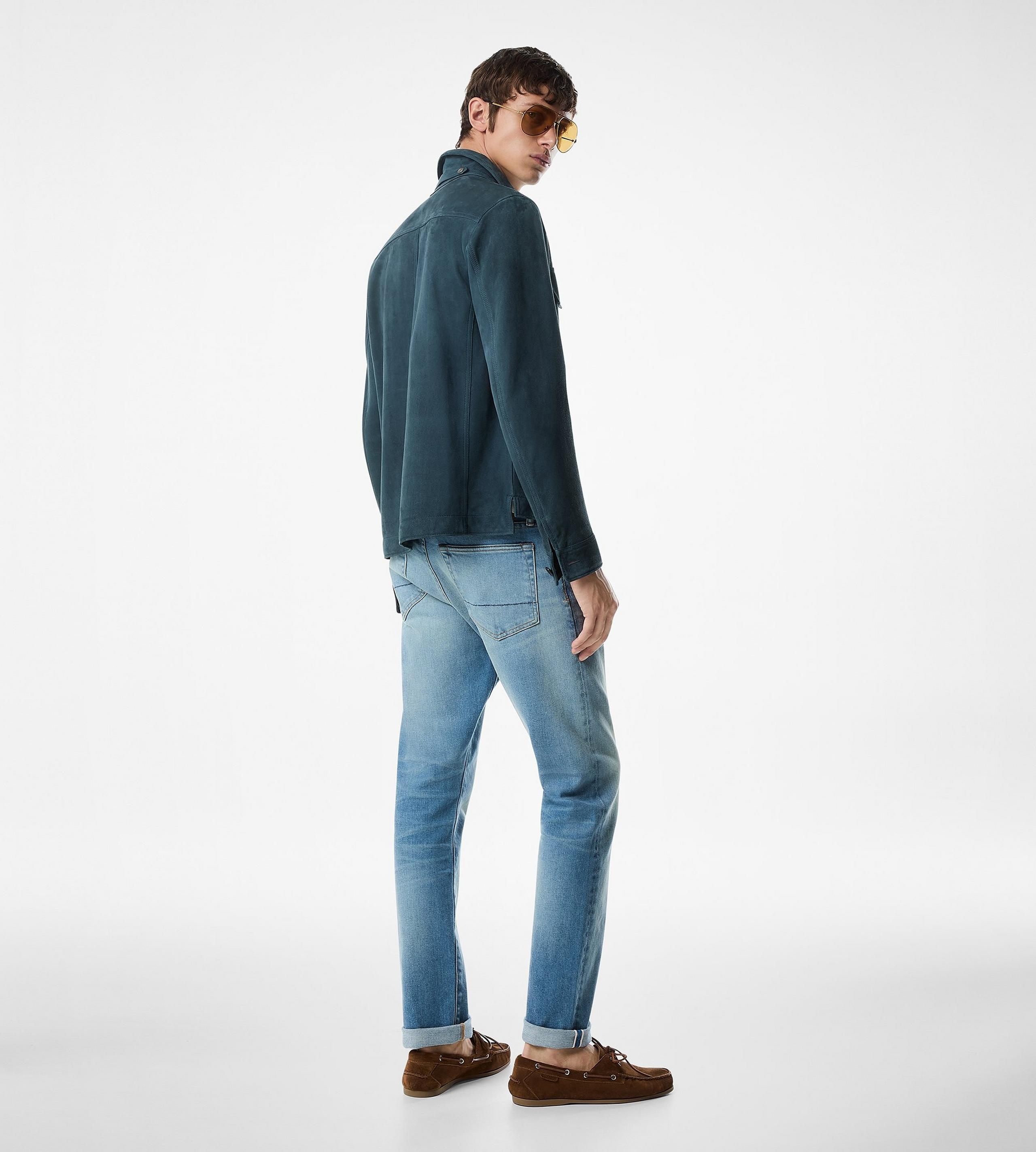 サファリトムフォード　スェウェットシャツ TOM FORD SUEDE LIGHTWEIGHT OUTERSHIRT | REVERSIBLE