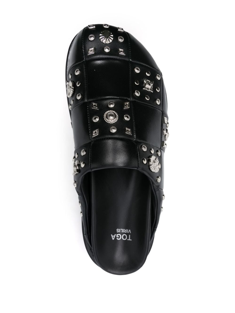stud-detailing leather mules - 4