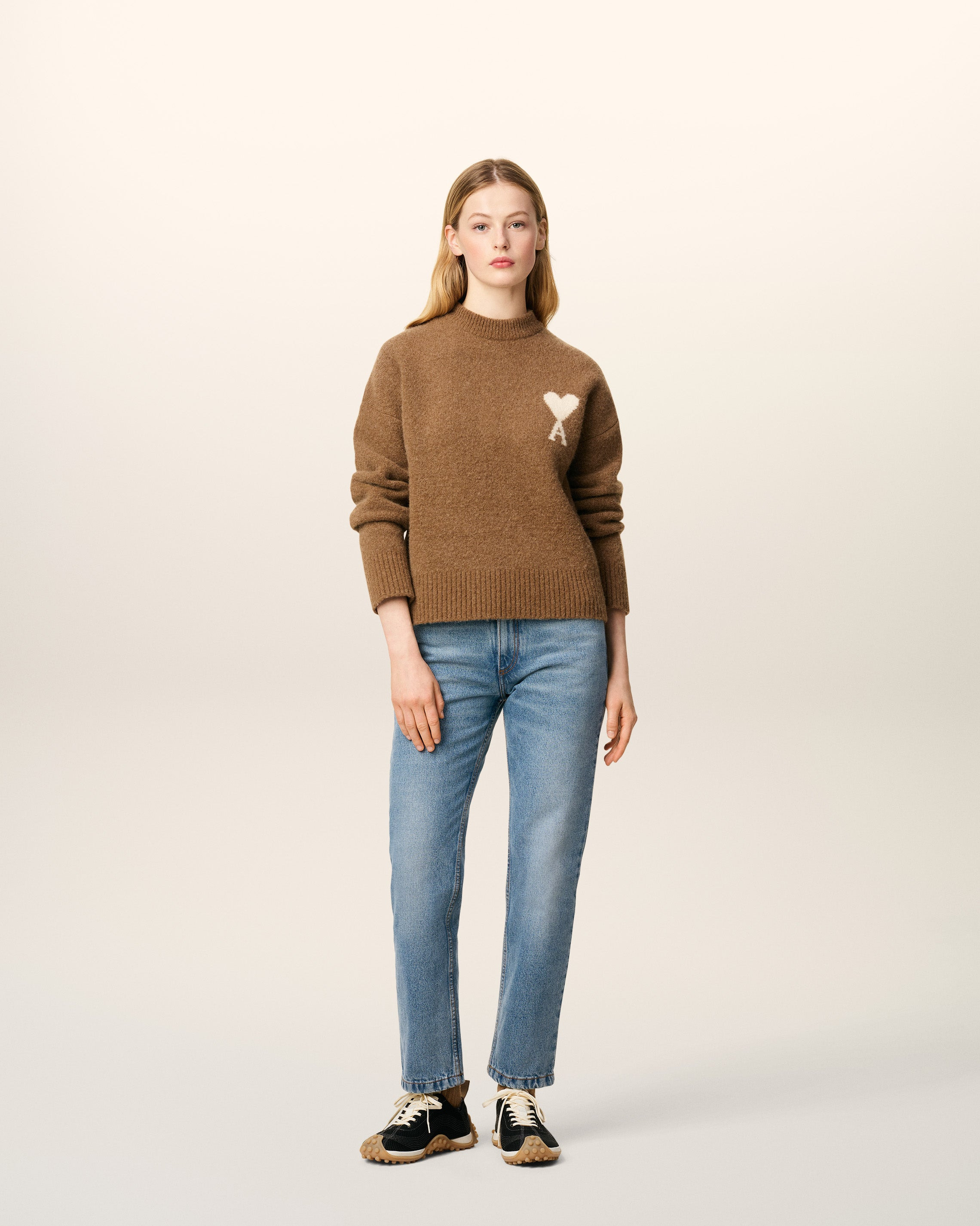 BLUE COTTON CLASSIC FIT JEANS - 2