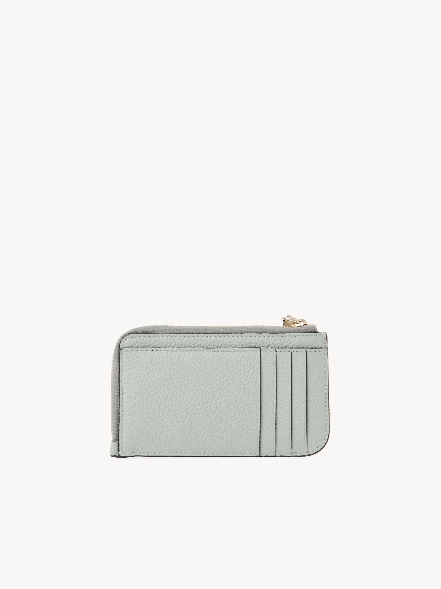 ALPHABET PURSE IN GRAINED LEATHER - 4