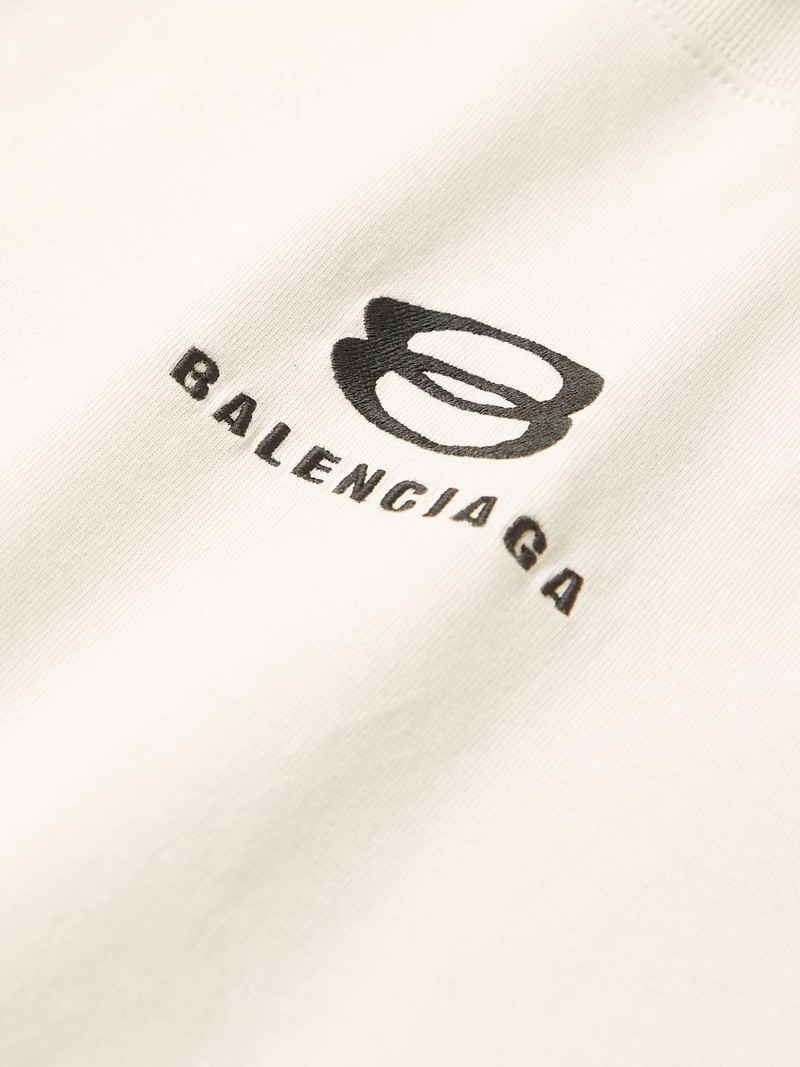 Oversized Logo-Embroidered Cotton-Jersey T-Shirt 3