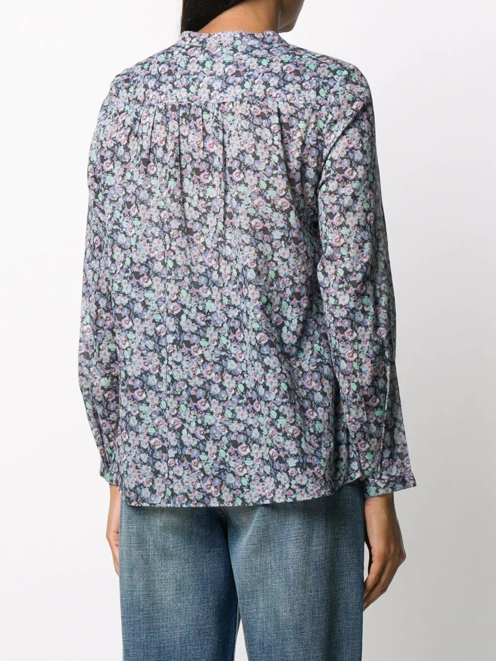 Mexika floral-print cotton shirt - 4