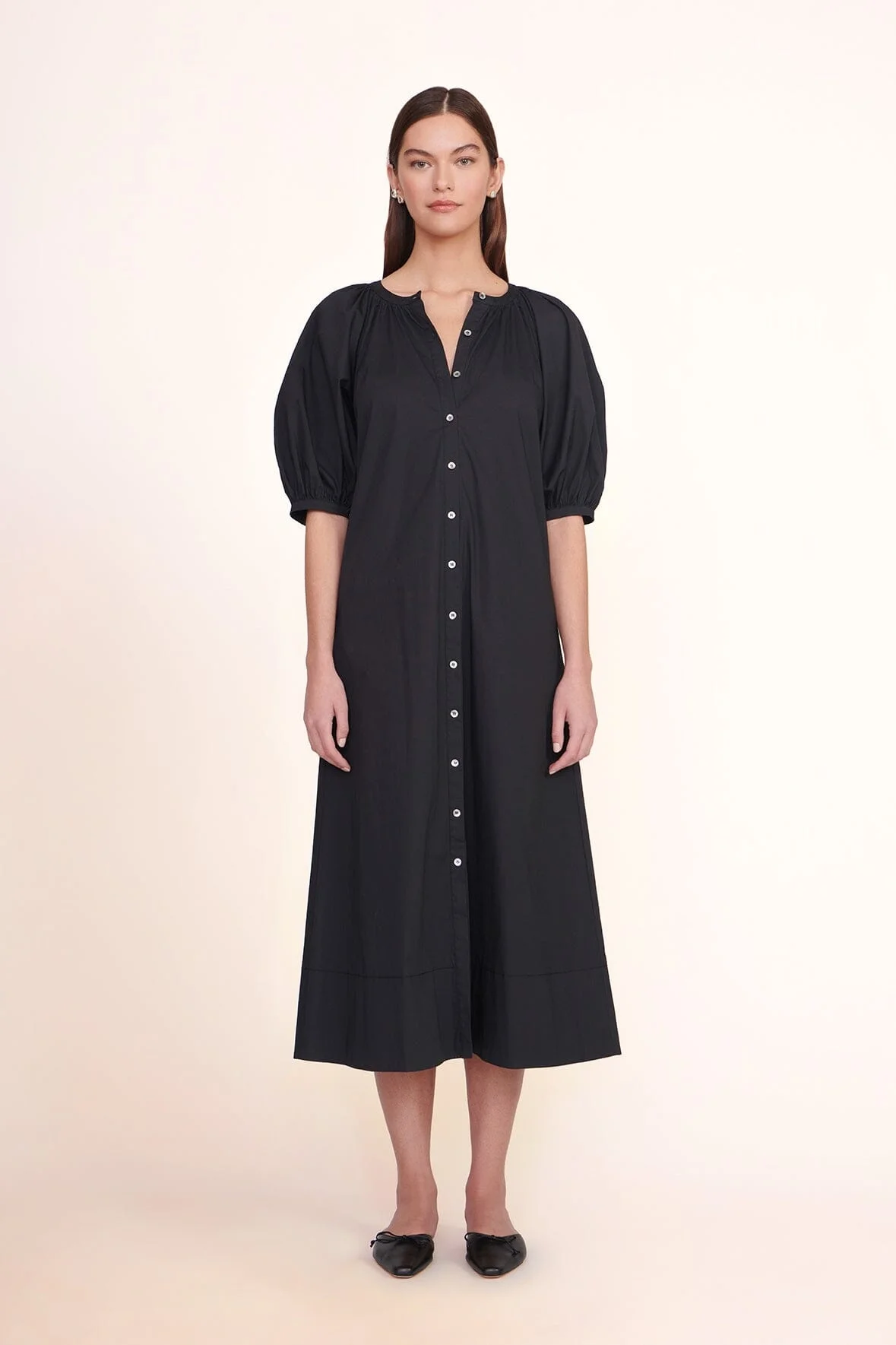 STAUD VINCENT DRESS | BLACK - 1