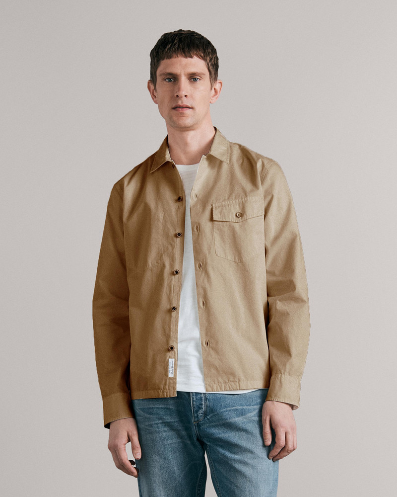 Stanton Peached Cotton Long Sleeve Shirt Jacket
Classic Fit Jacket 1