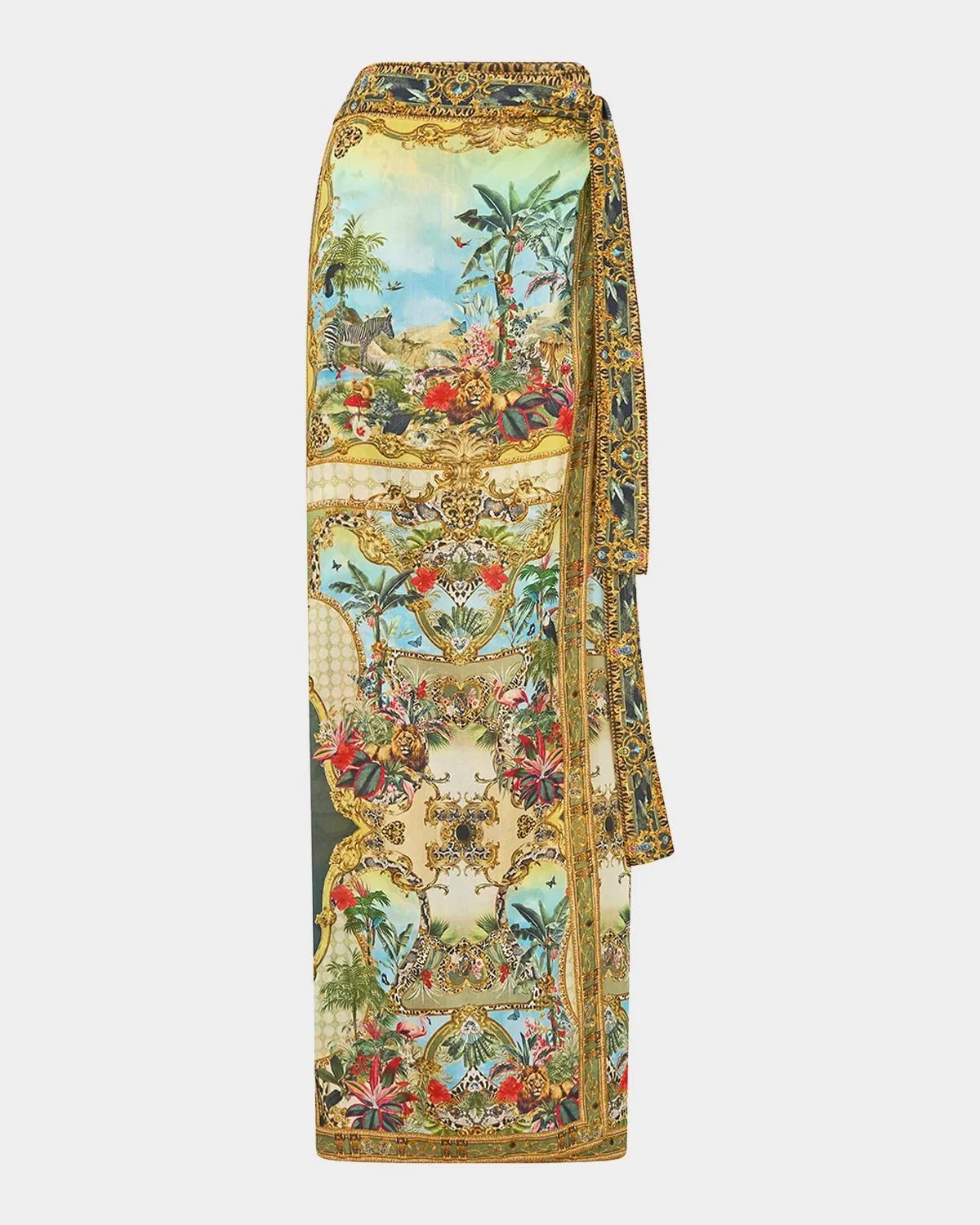 Wanderlust Printed Wrap Sarong - 1