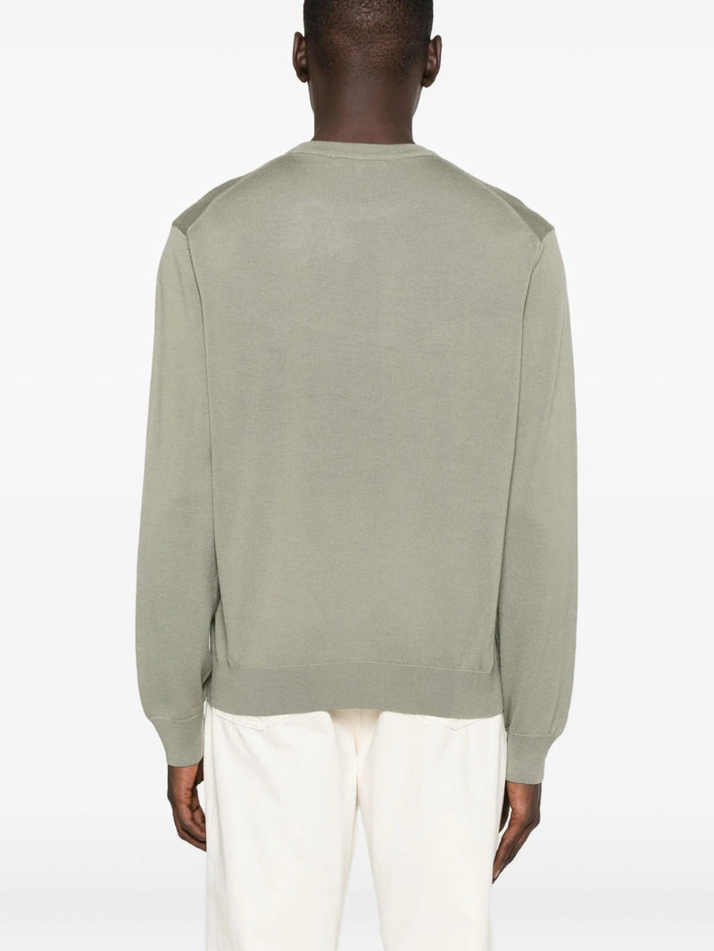 Maison Kitsuné Maison Kitsuné Fox-embroidered Crew-neck Sweater outlook