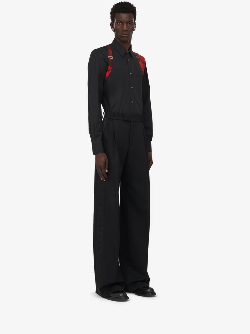 Men's Harness Shirt in Black - 3