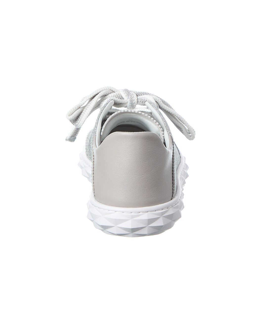 Jimmy Choo Diamond Light Flex/F Glitter & Leather Sneaker - 3