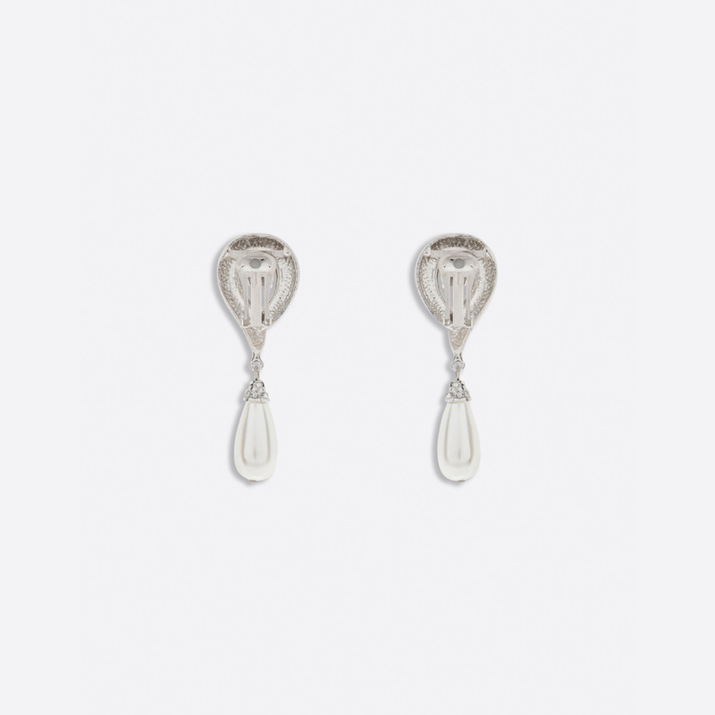 Alessandra Rich EARRINGS WITH PENDANT PEARL outlook
